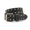 Leren kinderriem zwart met studs