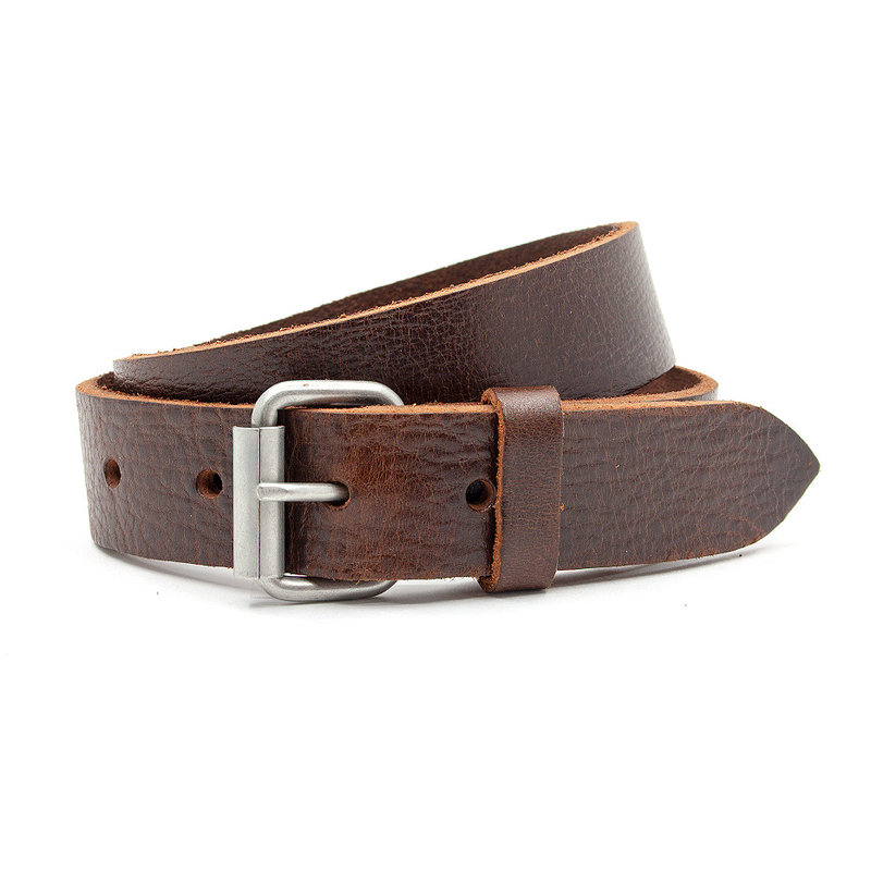 JV Belts Leren kinderriem middenbruin