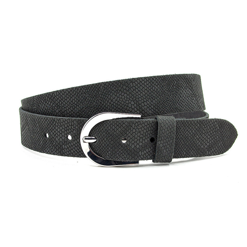 Thimbly Belts Damesceintuur kroko look zwart