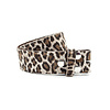 A-Zone Dames riem zonder gesp zwart/beige leopard