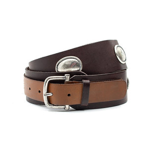 A-Zone Damesceintuur bruin met ornamenten