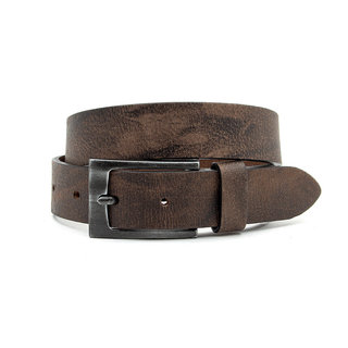 Thimbly Belts Leren kinderriem bruin vintage