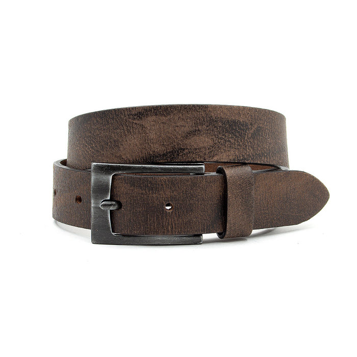 Thimbly Belts Leren kinderriem bruin vintage