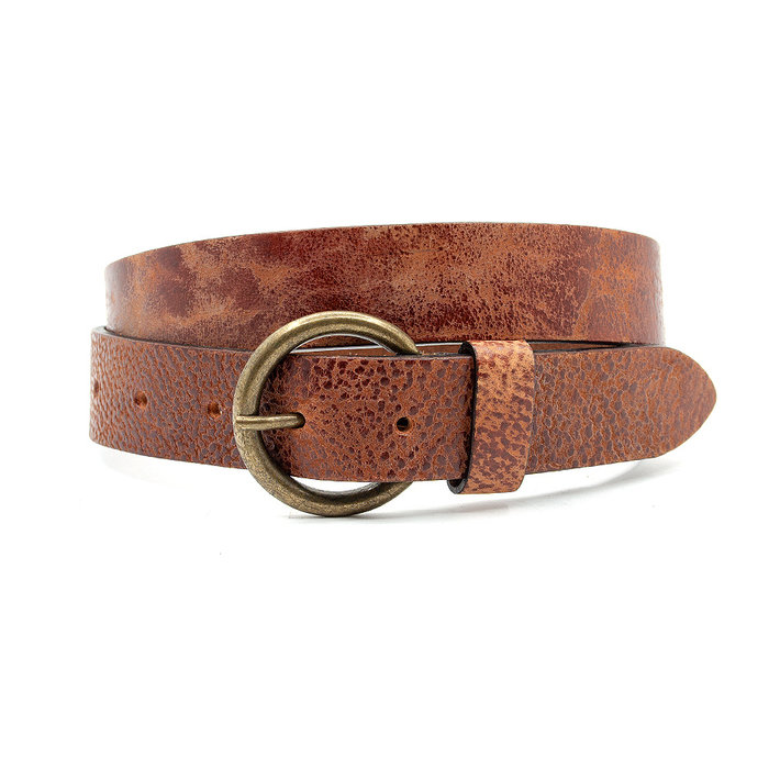 JV Belts Leren kinderriem donker roest