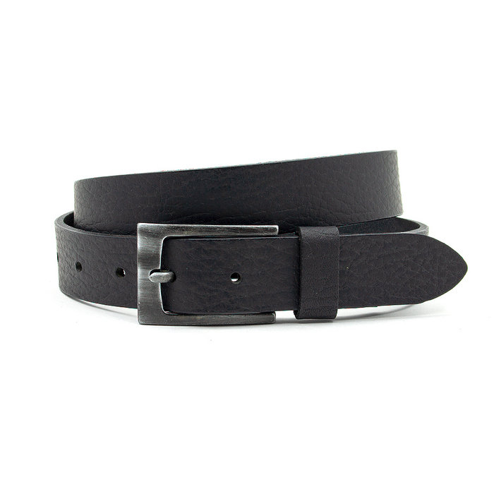 Thimbly Belts Leren kinderriem zwart