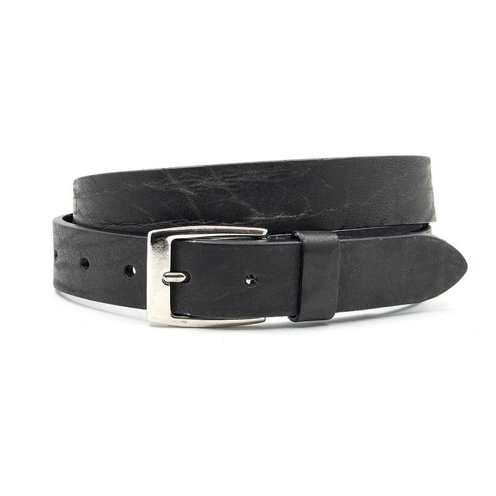 Thimbly Belts Leren kinderriem zwart