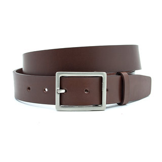 Gilmart Rood bruine heren broek riem