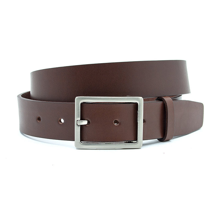 Gilmart Rood bruine heren broek riem