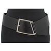 Thimbly Belts Dames brede heupriem zwart