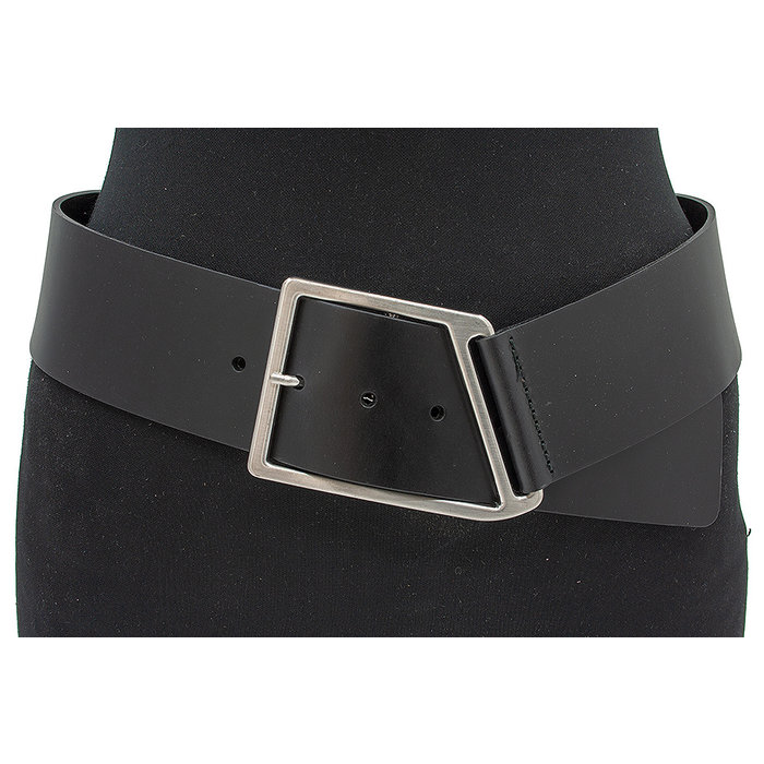 Thimbly Belts Dames brede heupriem zwart