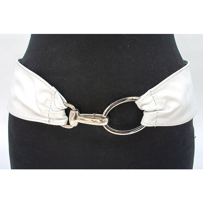 A-Zone Nappa afhangceintuur wit