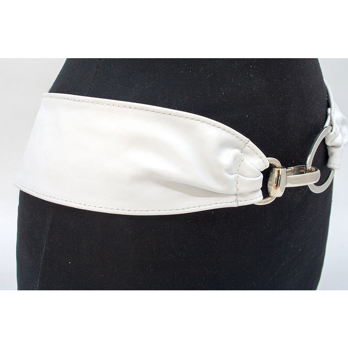 A-Zone Nappa afhangceintuur wit