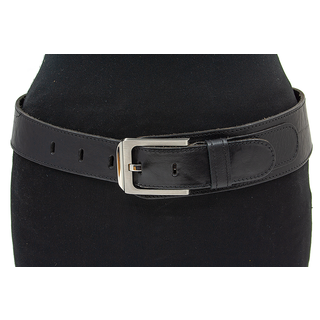 Thimbly Belts Heupriem zwart soepel leder