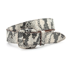 Dames riem slangen print creme/zwart