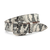 Dames riem slangen print creme/zwart