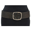 Thimbly Belts Brede bruin/groene heupriem