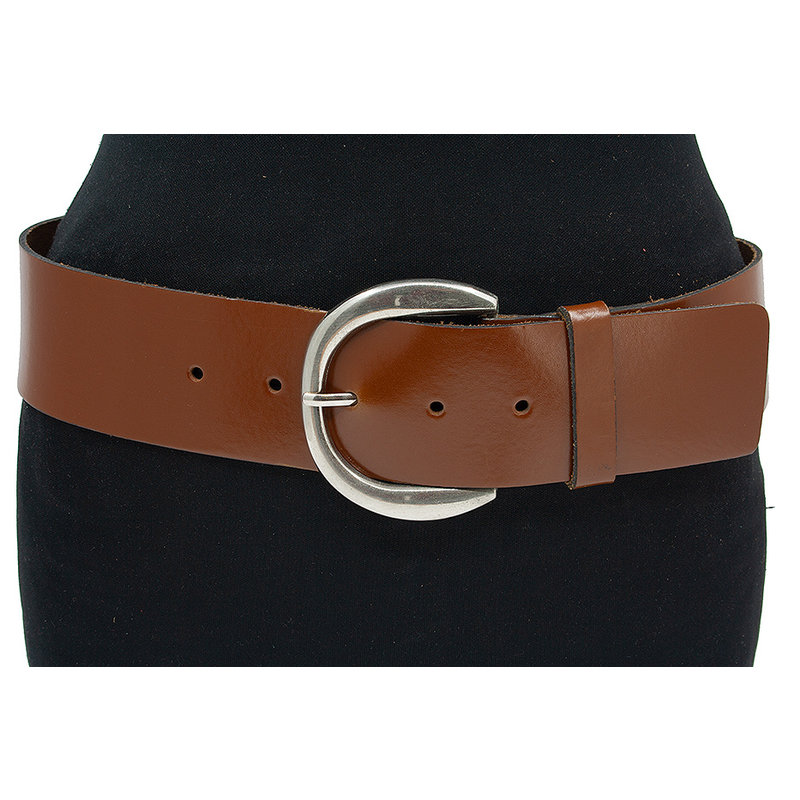 JV Belts Brede heupriem cognac