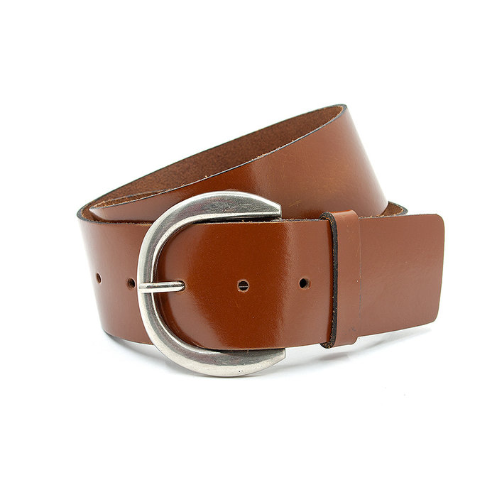 JV Belts Brede heupriem cognac