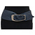 Nappa soft leren heup riem blauw