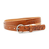 Dames riem croco cognac