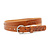 Dames riem croco cognac