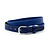 Dames riem kroko blauw