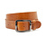 Stoere jeans riem cognac