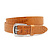 Cognac kleurige jeans riem croco