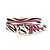 Dames riem met zebra print