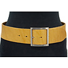 Thimbly Belts Dames brede heupriem geel