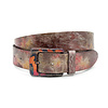 Dames riem roodachtig mettalic multi color