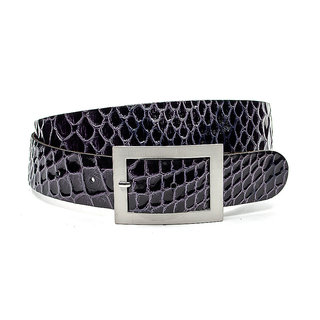 Thimbly Belts Dames riem paars kroko look