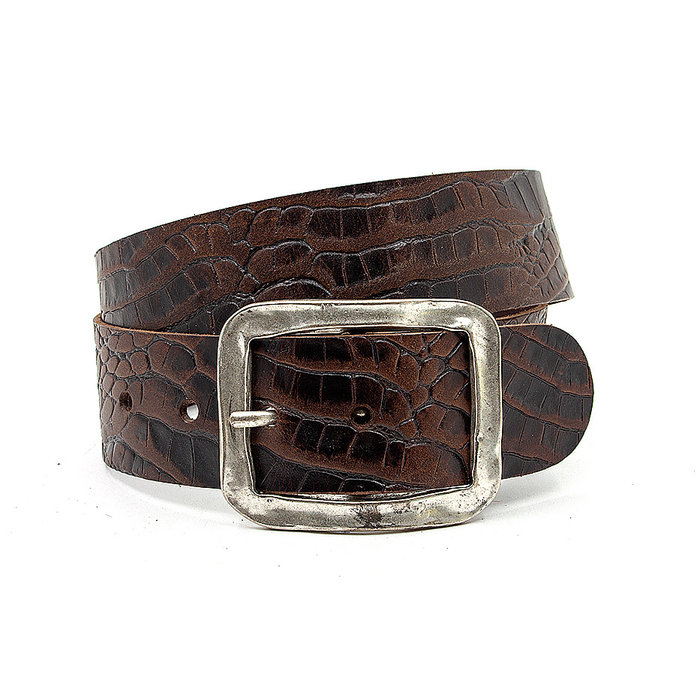 A-Zone Stoere bruine dames riem