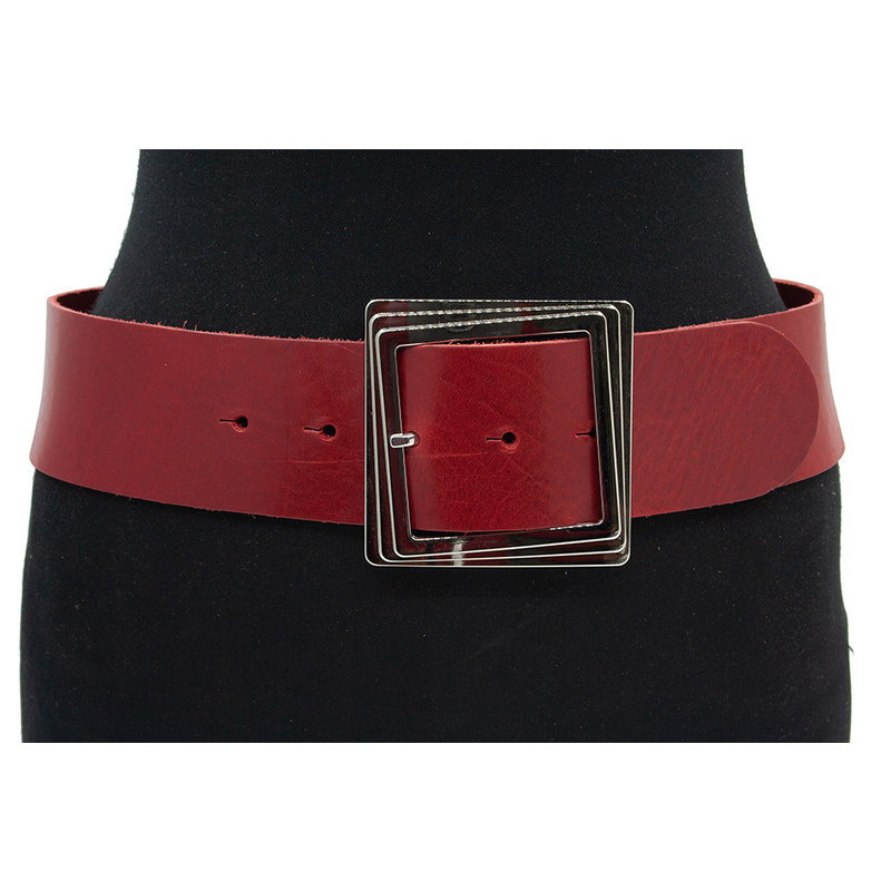 Thimbly Belts Brede heupriem rood