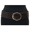 Dames heup ceintuur bruin kroko