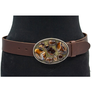 Thimbly Belts Jeans dames riem bruin