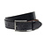 Jeans riem met croco print glanzend