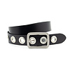 Thimbly Belts Zwarte punky jeansriem