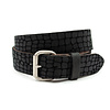 Jeans riem zwart met print