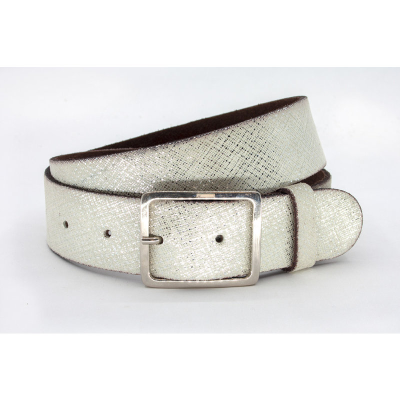 Thimbly Belts Jeans riem parelmoer