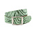 Jeans riem dames groen met motieven