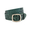 Thimbly Belts Jeans riem groen croco