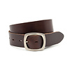 Jeans riem donkerbruin