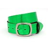 Thimbly Belts Dames jeans riem groen metallic