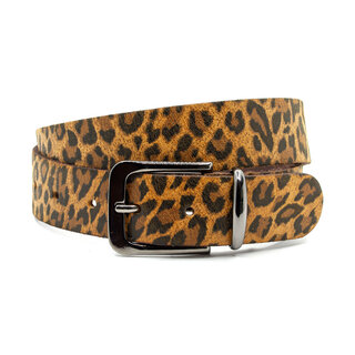 A-Zone Dames ceintuur leopard look