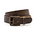 Stoere jeans riem midden bruin