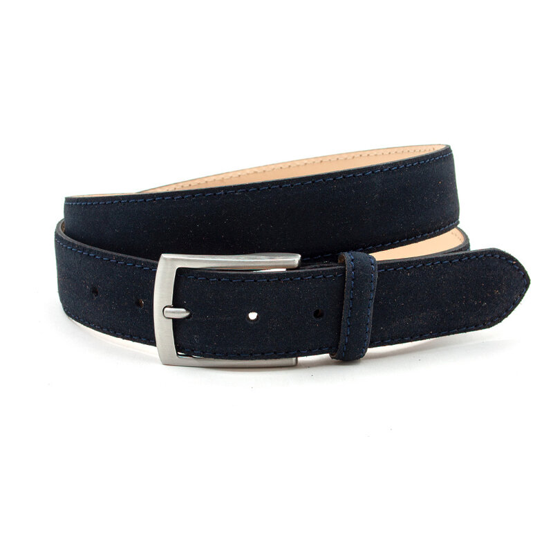 Thimbly Belts Suede broekriem navy