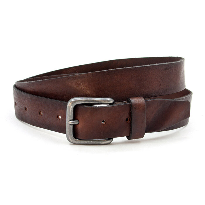 Thimbly Belts Heren riem bruin met schaduw effect