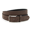 Broekriem donker bruin nubuck