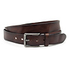 Fashion riem bruin met print